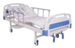 MANUAL TWO CRANK MEDICAL BED WITHOUT MATRESS